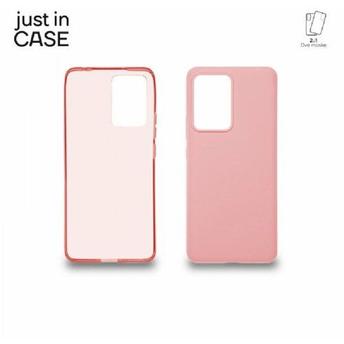 Just In Case 2u1 Extra case mix paket maski za telefon pink za Xiaomi 13 Lite Slike