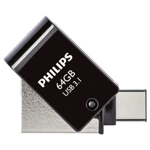 Philips 2 in 1 OTG 64GB USB 3.1 + USB C Midnight Black Cijene