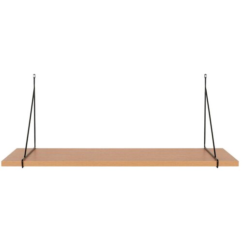 House Nordic Polica u dekoru jasena u prirodnoj boji 80 cm Chiba – Cijene