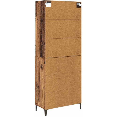  Highboard Staro drvo 69,5 x 34 x 180 cm Konstruirano drvo Slike