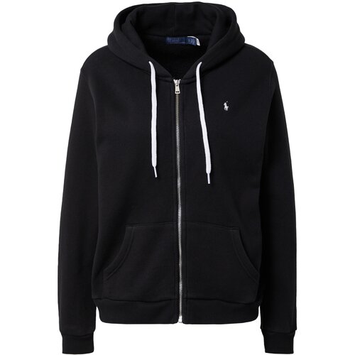 Polo Ralph Lauren Gornji dio trenirke crna / bijela Slike