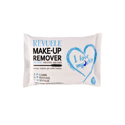 Revuele maramice za čišćenje makeupa - I Love My Skin Wet Wipes For Eyes And Face