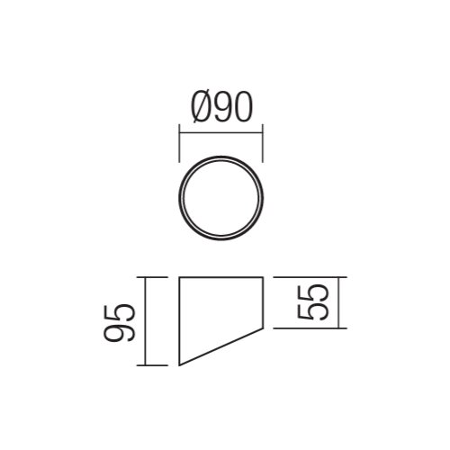  Redo 01-1626 - LED spot UTO LED/6W/230V prečnik 9 cm crna Slike