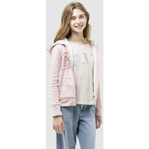 GAP Children's sherpa sweatshirt with logo - Girls Cene
