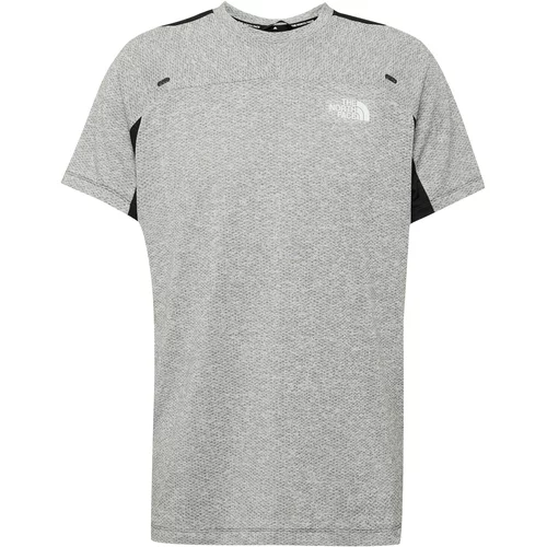 The North Face Tehnička sportska majica antracit siva / siva melange / bijela