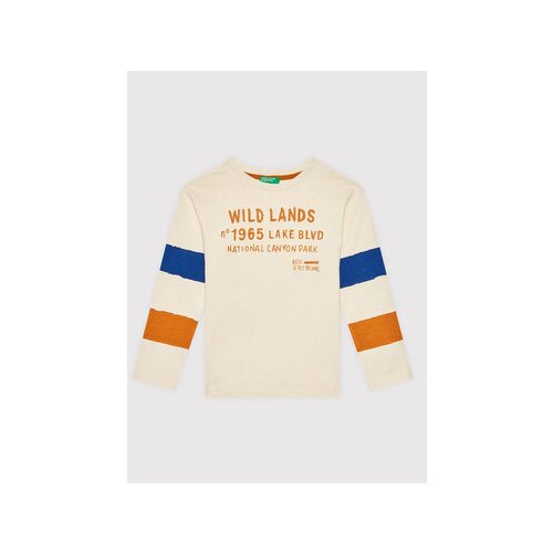 United Colors Of Benetton Bluza 3F93C15FW Bež Regular Fit Slike