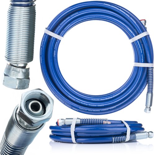 Rosfix 3/8" 13m Brizgalna Cev &ndash; Uretan Obloga, Vzdržljiva, Fleksibilna z Vrtljivimi Priključki | 227 bar, 3/8" Notranji Premer, Kompatibilna z Graco, Wag, (5000219684) Cene