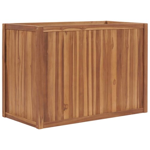  Povi&scaron;ena gredica 100 x 50 x 70 cm od masivne tikovine Cijene