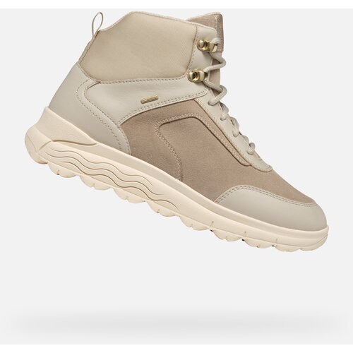 Geox Beige women's ankle boots Spherica 4x4 B Abx - Women's Cene
