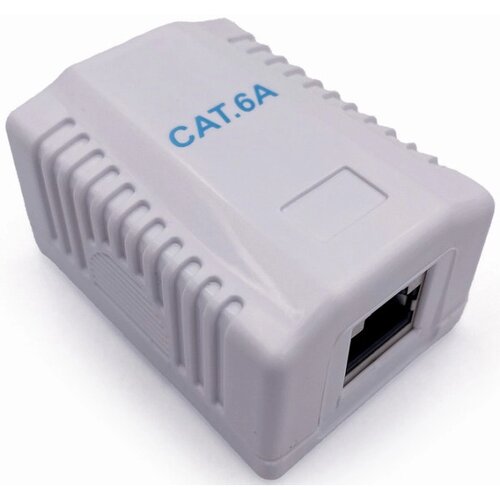 Gembird NCAC-1F6A-01 kutija za povrsinsku montazu sa jednim portom CAT6A FTP Slike