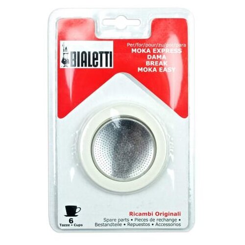 Bialetti set tesnil in filtrov za kafeterije, 6 skodelic Slike