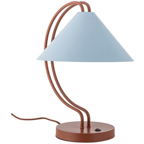 Bloomingville Modra/v barvi terakote namizna svetilka s kovinskim senčilom (vi&amp;scaron;ina 35 cm) Janya &amp;ndash; Slike