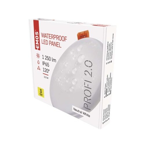  LED panel VIXXO, okrogel, bel, 13,5W, nevtralno bela Cene