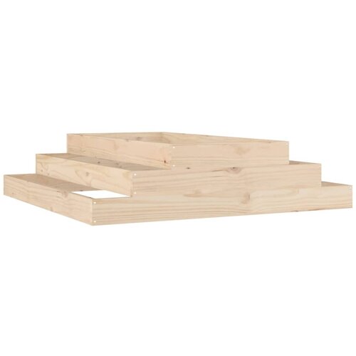 VidaXL Visoka greda 110x110x27 cm trdna borovina, (20758962) Slike