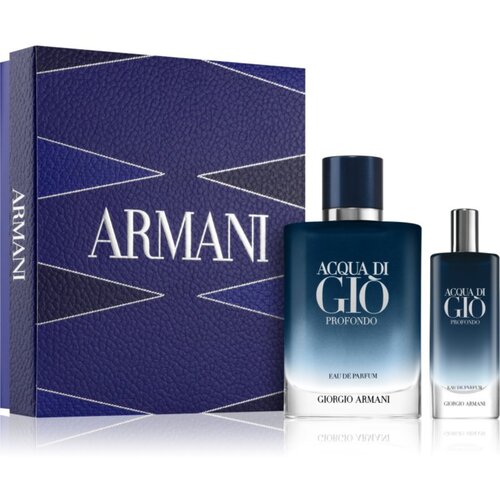 Armani Acqua di Gi&ograve; Profondo darilni set za mo&scaron;ke Cene