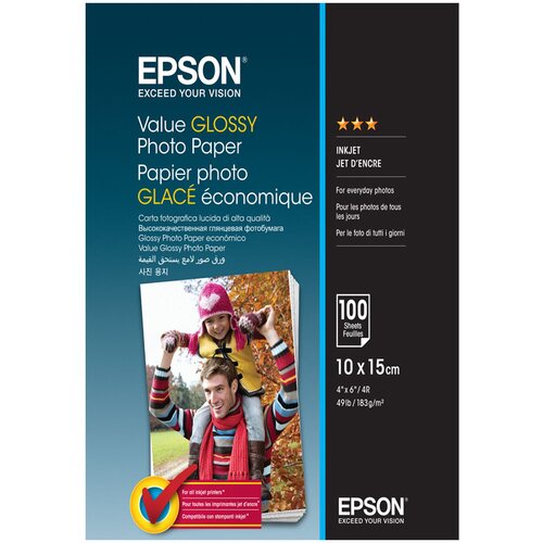 Epson Value Glossy Photo Paper 10x15 Foto papir Slike