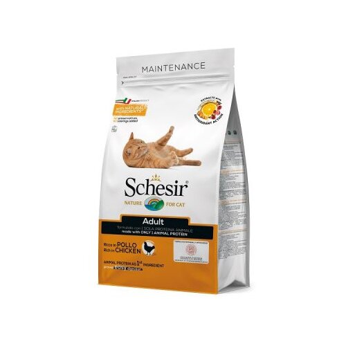 Schesir Suva hrana za mačke sa ukusom piletine 400g Slike