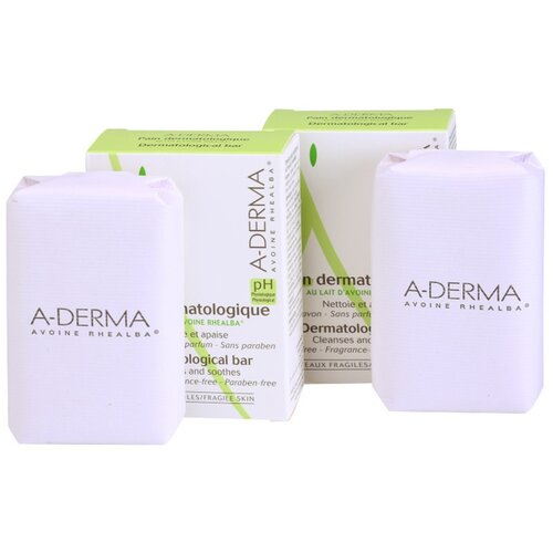 A-derma Original Care dermatolo&amp;scaron;ki sapun za osjetljivu i nadraženu kožu 2 x100 g Slike
