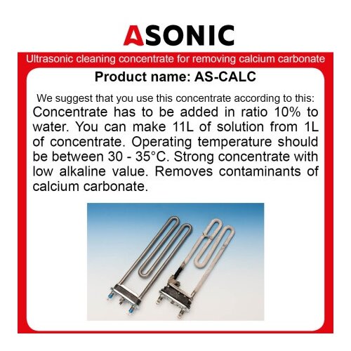 Asonic as-calc-1 koncentrat za čišćenje za ultrazvučne kade ( u10154 ) Cene