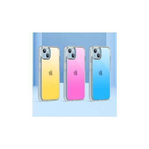 DEVIA Maska Hard Case Bright Series za iphone 13 gradual/ roza Slike