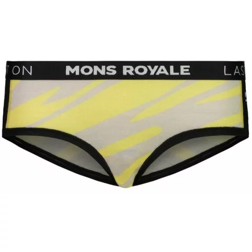 Mons Royale SYLVIA BOYLEG Sportske kratke hlače od merino vune, žuta, veličina