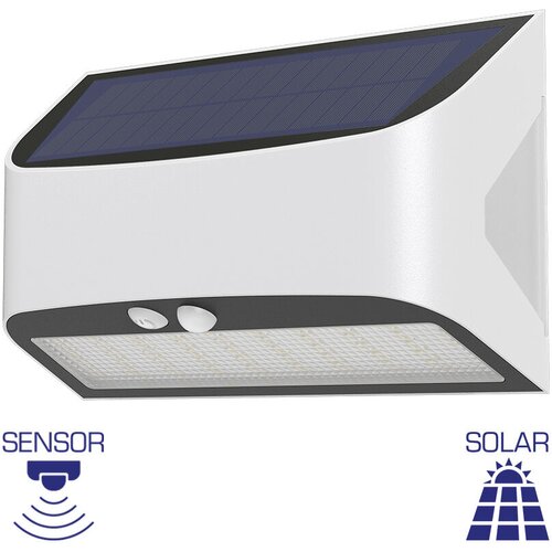 Braytron Solarna zidna svetiljka BRY-SOLARIS-W1B-WHT-6W-6500K-IP54 Slike