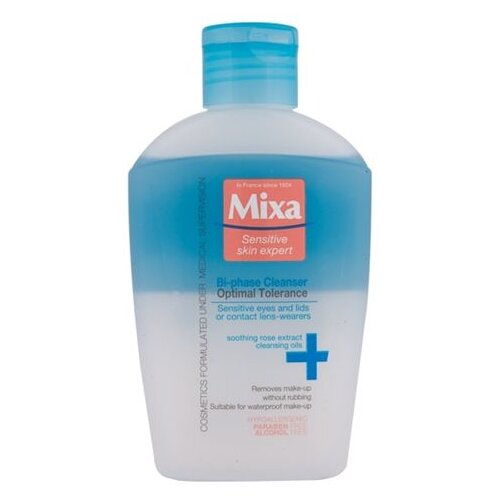 Mixa Optimal Tolerance Bi-phase Cleanser odstranjevalec ličil za oči 125 ml Slike