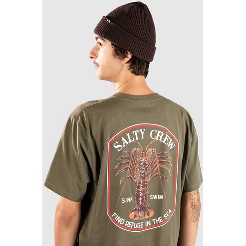 Salty Crew Spiny Standard T-shirt dusty olive Cene