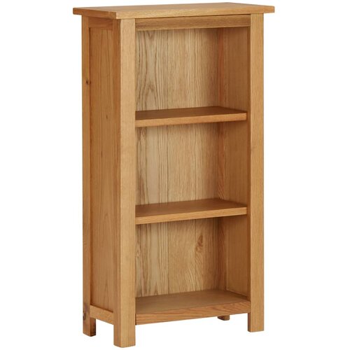 VidaXL Knjižna omara 45x22,5x82 cm trdna hrastovina Slike