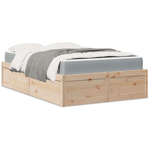  Krevet s madracem 120 x 190 cm od masivne borovine Cene