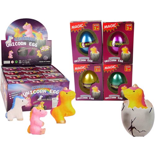 Unicorn jajce, ki raste v vodi 6cm 4 barve Cene