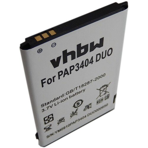 VHBW Baterija za Prestigio MultiPhone 3404 Duo, 2000 mAh Cijene