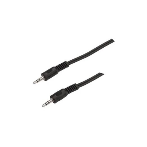 Bachmann Utičnica Audio Priključni kabel [1x 3,5 mm banana utikač - 1x 3,5 mm banana utikač] 2.5 m Crna Cijene