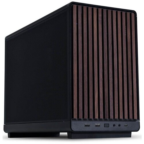 Lian Li ohi&amp;scaron;je Dan Cases A3 Wood, kaljeno steklo, micro-atx, črna Slike