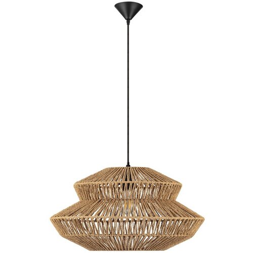 Nova Luce Viseča svetilka iz vrvi v naravni barvi &oslash; 50 cm Nua &ndash; Cene