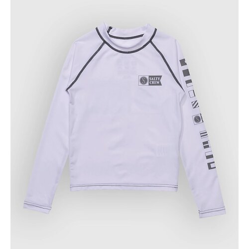 Salty Crew Alpha Kids Rash Guard z dolgimi rokavi white Slike