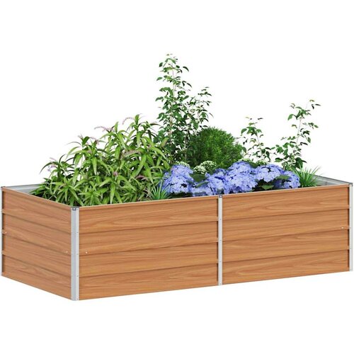  Povi&amp;scaron;ena gredica - Vrtna gredica Svijetlosmeđa 160 x 80 x 45 cm Slike