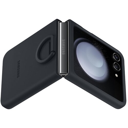 Samsung Galaxy Z Flip 5 Silicone Cover with Ring Indigo Cijene