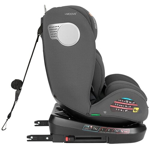 Kikka Boo Autosedi&amp;scaron;te 40-150 cm I-Moove 2 I-SIZE ISOFIX Dark Grey KKB00102 Slike
