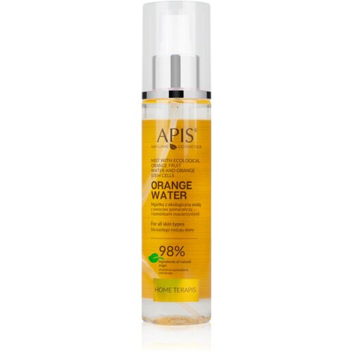 Apis Natural Cosmetics Orange Water energijska vlažilna meglica za obraz 150 ml Slike
