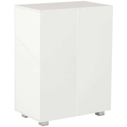 VidaXL Komoda visoki sjaj bijela 60 x 35 x 80 cm od iverice Slike