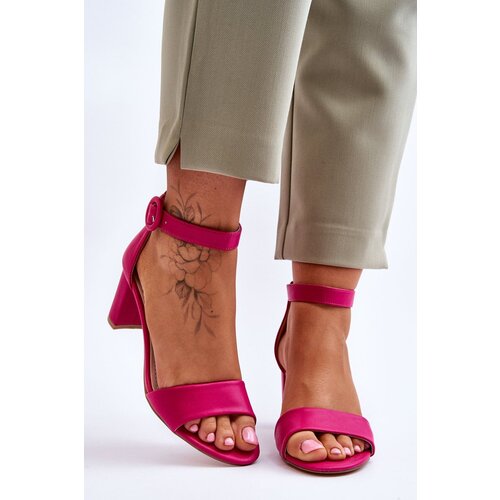 PE1 Women&amp;#039;s Sandals On Heel Fuchsia Lexi Slike
