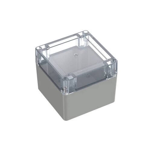 TRU COMPONENTS 6U07111109139 TC-13865108 industrijsko kućište 105 x 105 x 89.7 polikarbonat svijetlosiva, prozirna 1 kom. Cene