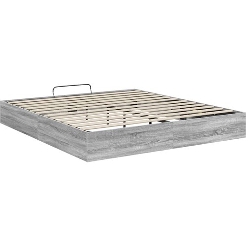  Otomanski krevet s pohranom Sivi Sonoma 203 x 180 x 25 cm Slike