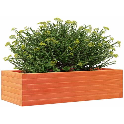  Vrtna sadilica vo&amp;scaron;tano smeđa 90 x 40 x 23 cm masivna borovina Slike