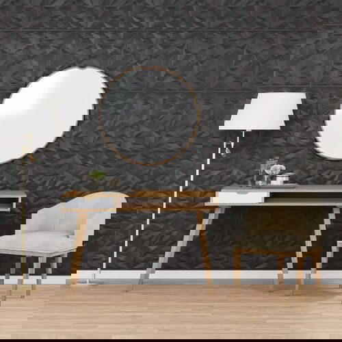 VidaXL zidni paneli 24 kom crni 50 x 50 cm EPS 6 m&amp;sup2; uzorak ametista Slike