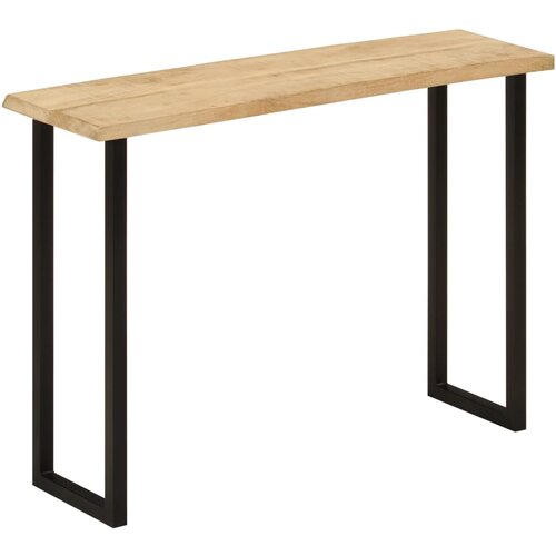  Konzolni stol sa živim rubom 105x33x76 cm masivno drvo manga Slike