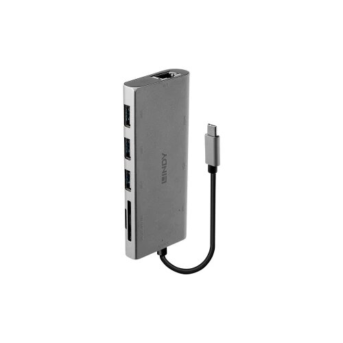 Lindy 43278 USB-C pretvarač [1x muški konektor USB-C™ - 9x ženski konektor USB-C™, ženski konektor vga, ženski konektor Cijene