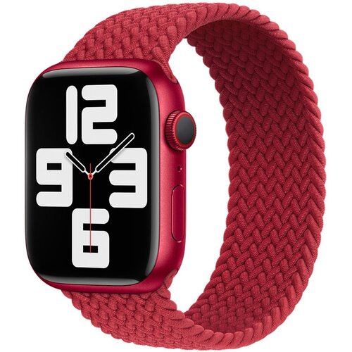  Narukvica za Apple Watch Braided Solo Loop M 38/40/41mm crvena Slike