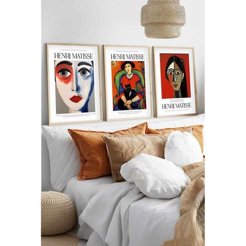WALLXPERT Huhu538 - Višenamenska dekorativna slika u okviru (3 dela) 40 x 60 cm Cene